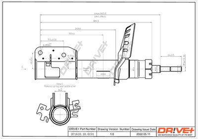 Amortizators Dr!ve+ DP1610.10.0191