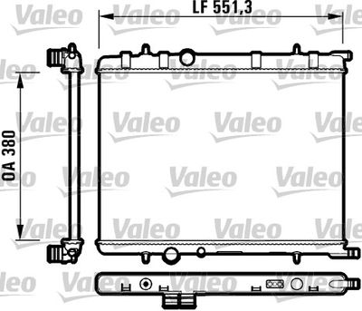 Radiators, Motora dzesēšanas sistēma VALEO 732908