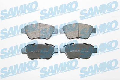 Комплект тормозных колодок, дисковый тормоз SAMKO 5SP1878