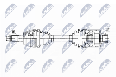 Приводной вал NTY NPW-MZ-052