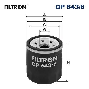 Масляный фильтр FILTRON OP 643/6