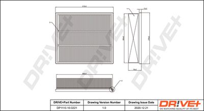Воздушный фильтр Dr!ve+ DP1110.10.0221