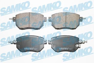 Комплект тормозных колодок, дисковый тормоз SAMKO 5SP1342