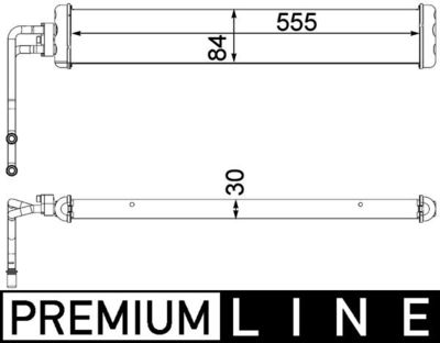 Eļļas radiators, Automātiskā pārnesumkārba MAHLE CLC99000P