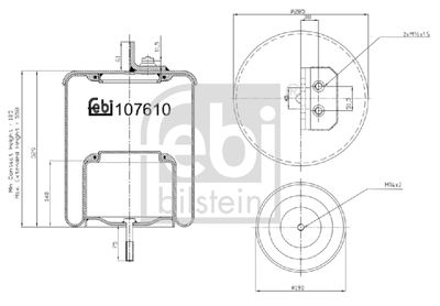 Lõõts,õhkvedrustus FEBI BILSTEIN 107610