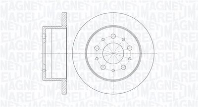 Тормозной диск MAGNETI MARELLI 361302040137