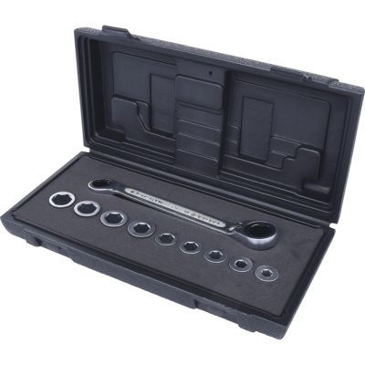 Uzgriežņu atslēgu komplekts ar sprūdmehānismu KS TOOLS 503.4645