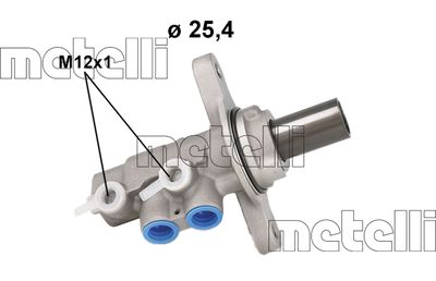 Главный тормозной цилиндр METELLI 05-1265