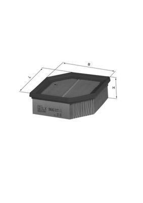 MAHLE LX966 Gaisa filtrs