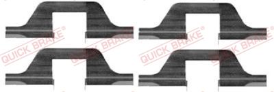 Комплектующие, колодки дискового тормоза QUICK BRAKE 109-1263