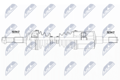 Приводной вал NTY NPW-CH-100