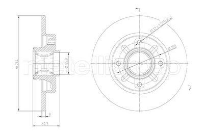Тормозной диск METELLI 23-1878