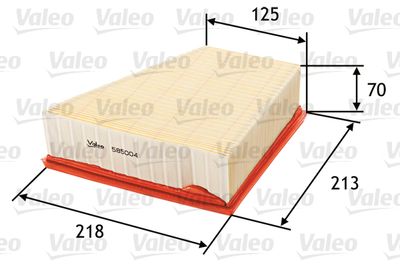 Воздушный фильтр VALEO 585004