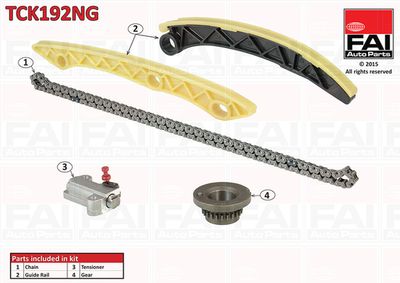 Комплект цели привода распредвала FAI AUTOPARTS TCK192NG