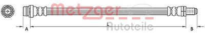 Тормозной шланг METZGER 4110796