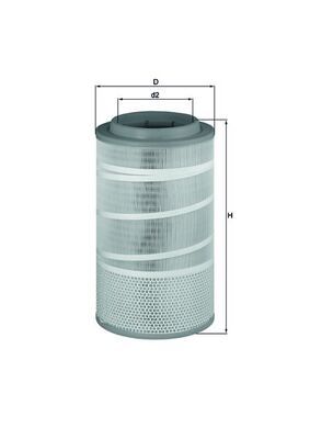 Gaisa filtrs MAHLE LX 1457