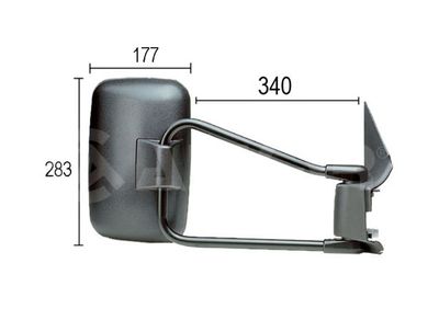 Ārējais atpakaļskata spogulis ALKAR 9202963