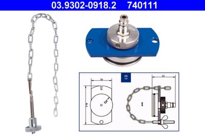 Штуцер для удаления воздуха ATE 03.9302-0918.2