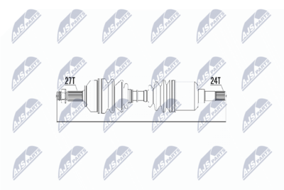Приводной вал NTY NPW-CT-014