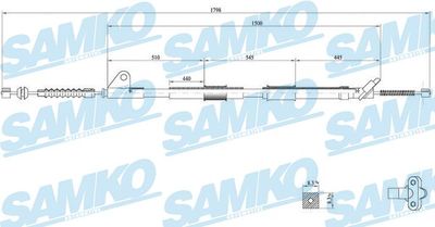 Trose, Stāvbremžu sistēma SAMKO C0857B