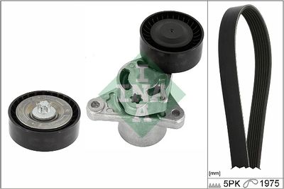 Ķīļrievu siksnu komplekts Schaeffler INA 529 0545 10