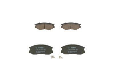 Bremžu uzliku kompl., Disku bremzes BOSCH 0 986 494 397