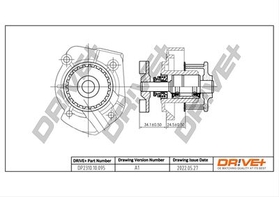 Водяной насос, охлаждение двигателя Dr!ve+ DP2310.10.095