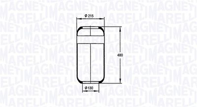 Pneimoatsperes spilvens, Pneimopiekare MAGNETI MARELLI 030607020044