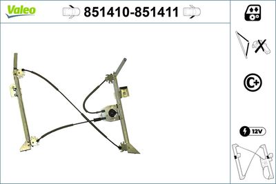 Стеклоподъемник VALEO 851410