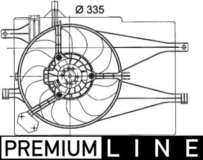 Ventilators, Motora dzesēšanas sistēma MAHLE CFF 204 000P