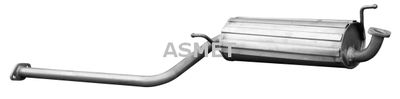 Глушитель выхлопных газов конечный ASMET 15.013