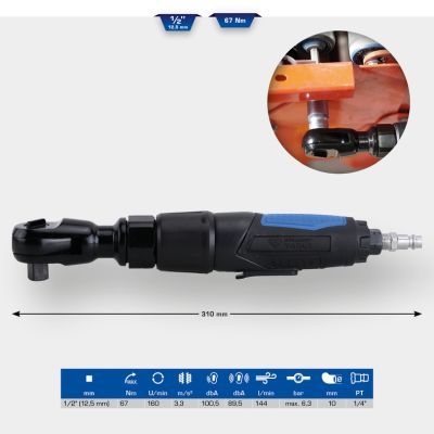 KS TOOLS BT160600 Uzgriežņu atslēga (Pneimatiskā)