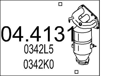 Катализатор MTS 04.4131