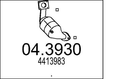 Katalizators MTS 04.3930