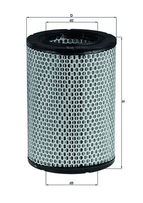 Воздушный фильтр MAHLE LX 228