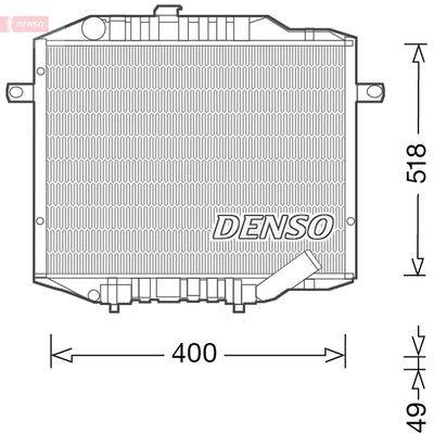 Radiators, Motora dzesēšanas sistēma DENSO DRM45037