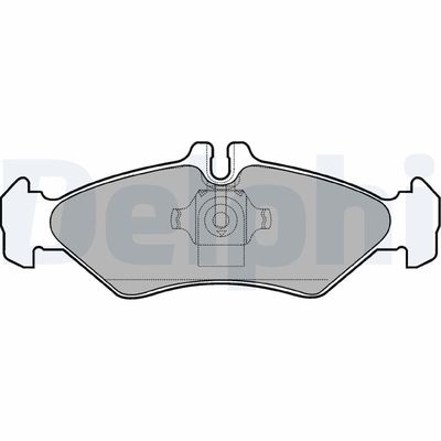 Bremžu uzliku kompl., Disku bremzes DELPHI LP1595