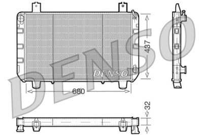 Radiators, Motora dzesēšanas sistēma DENSO DRM10095