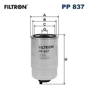 Топливный фильтр FILTRON PP 837