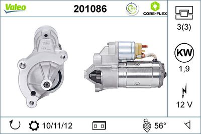 Starteris VALEO 201086