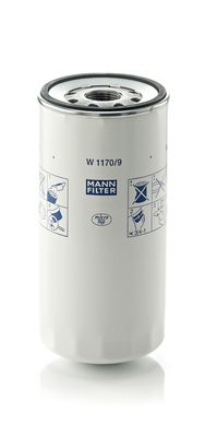 Eļļas filtrs MANN-FILTER W 1170/9