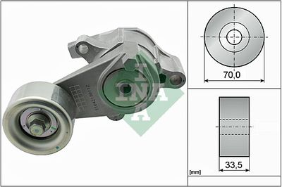 Натяжитель ремня, клиновой зубча Schaeffler INA 534 0566 10