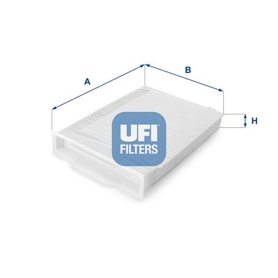 Фильтр, воздух во внутренном пространстве UFI 53.107.00