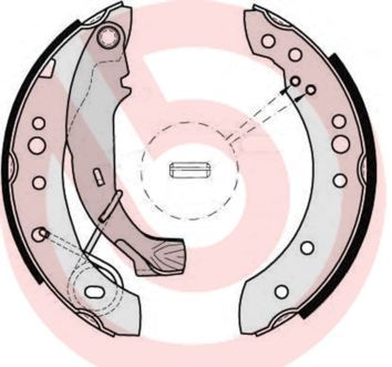 Комплект тормозных колодок BREMBO S 61 526
