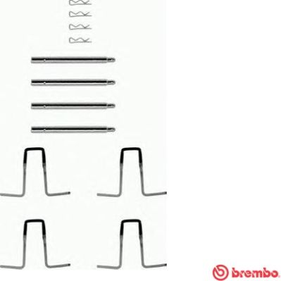 Комплектующие, колодки дискового тормоза BREMBO A 02 277