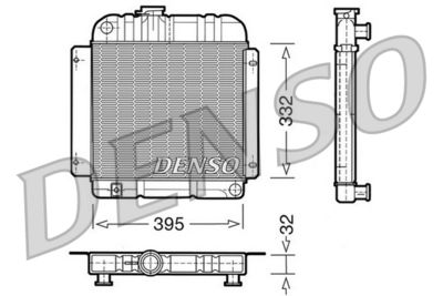 Radiators, Motora dzesēšanas sistēma DENSO DRM05001