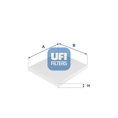 Фильтр, воздух во внутренном пространстве UFI 53.088.00