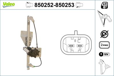 Стеклоподъемник VALEO 850252
