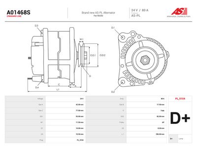 Ģenerators AS-PL A01468S