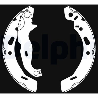 Комплект тормозных колодок DELPHI LS2016